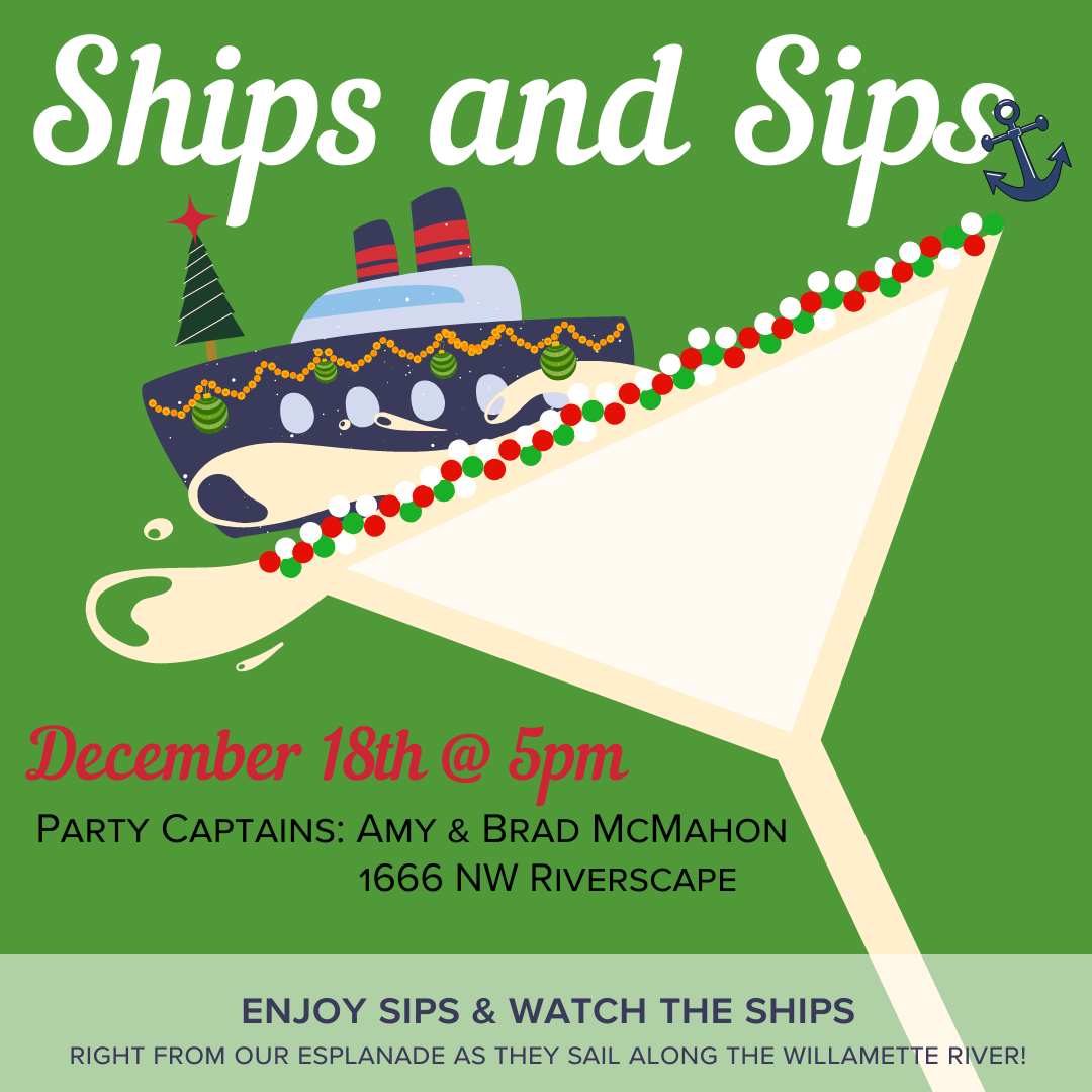 Ship and Sips Dec. 18th